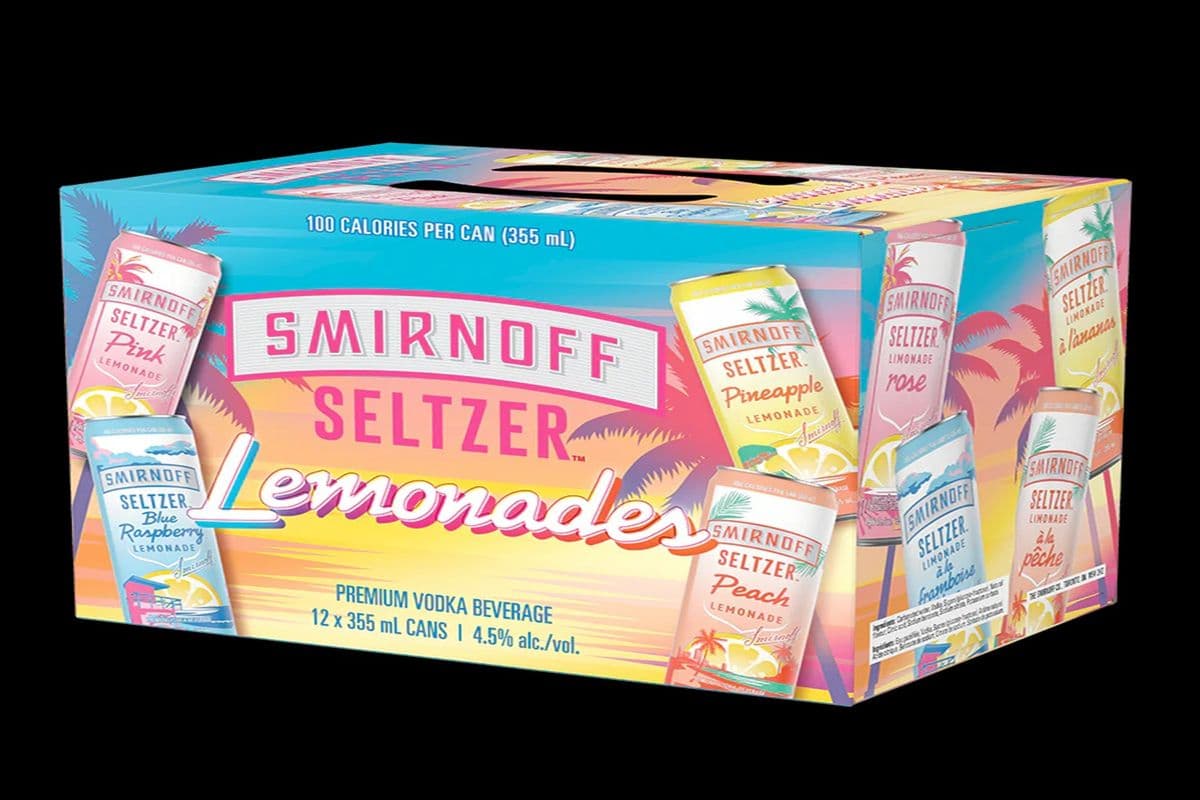 Smirnoff Seltzer Lemonade Mix 12Cans (12 x 355ml)