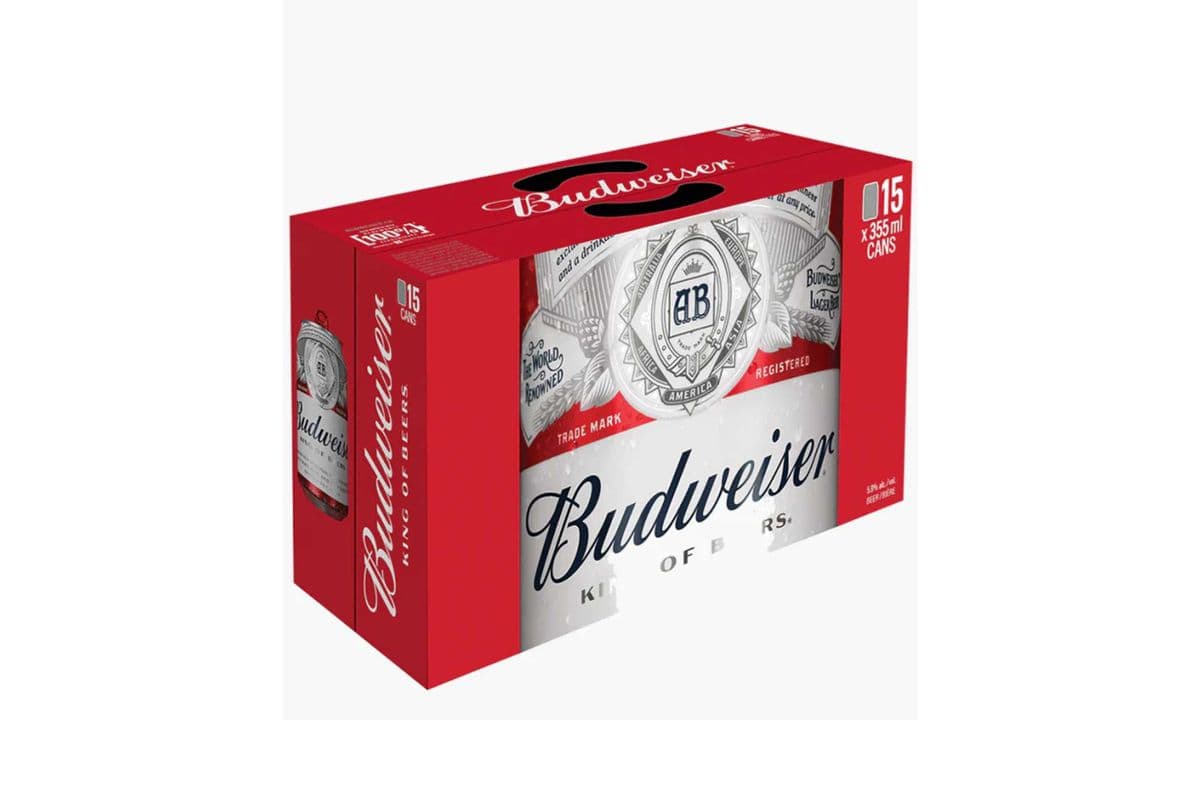 Budweiser (15 x 355 ml Cans)