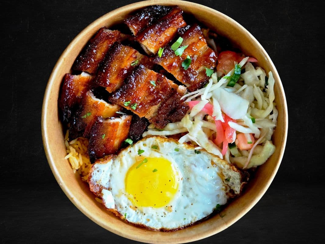 Pork Adobo Rice Bowl