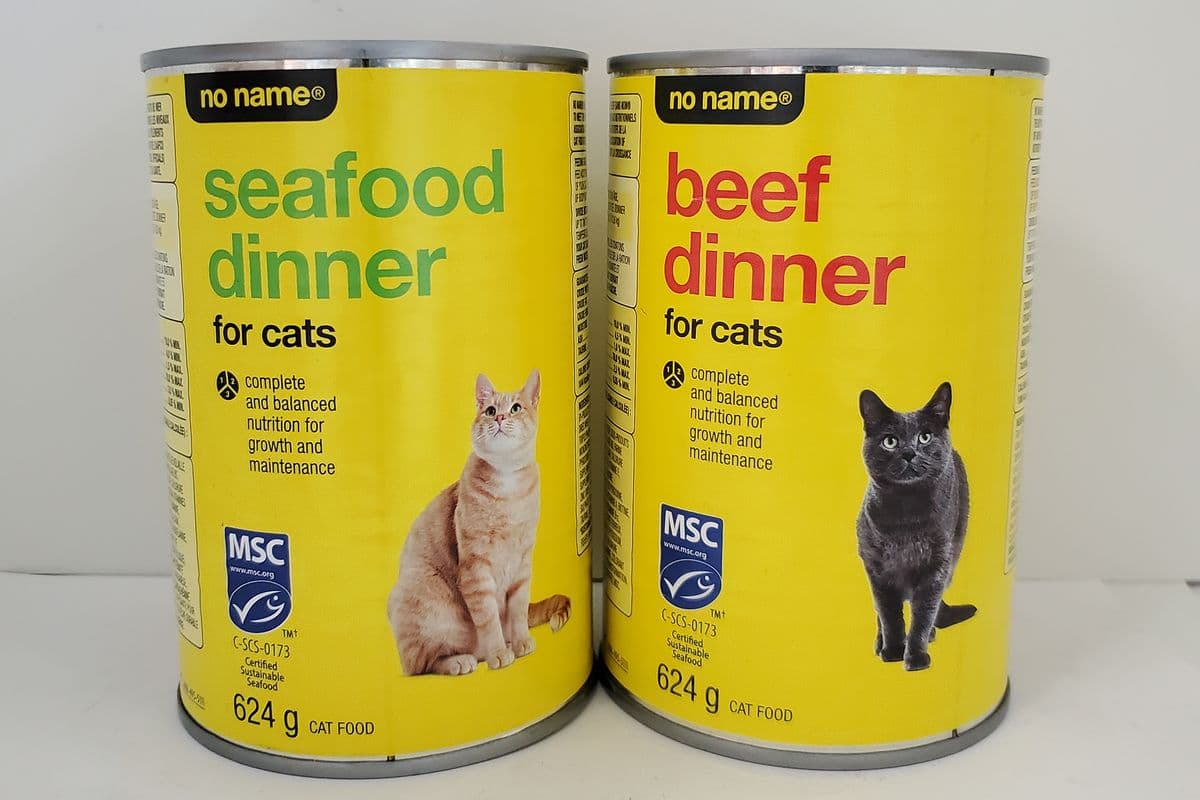 No Name Cat Food Can (300g)