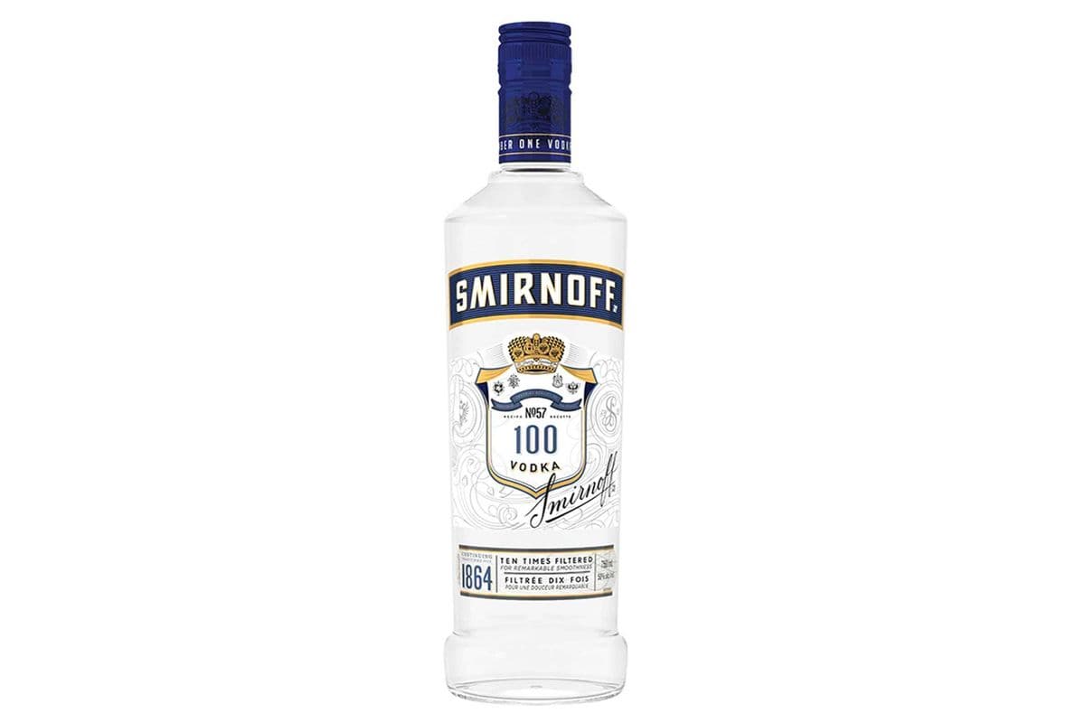 SMIRNOFF BLUE LABEL 100 PROOF 750 ML (1 x 750 ML)