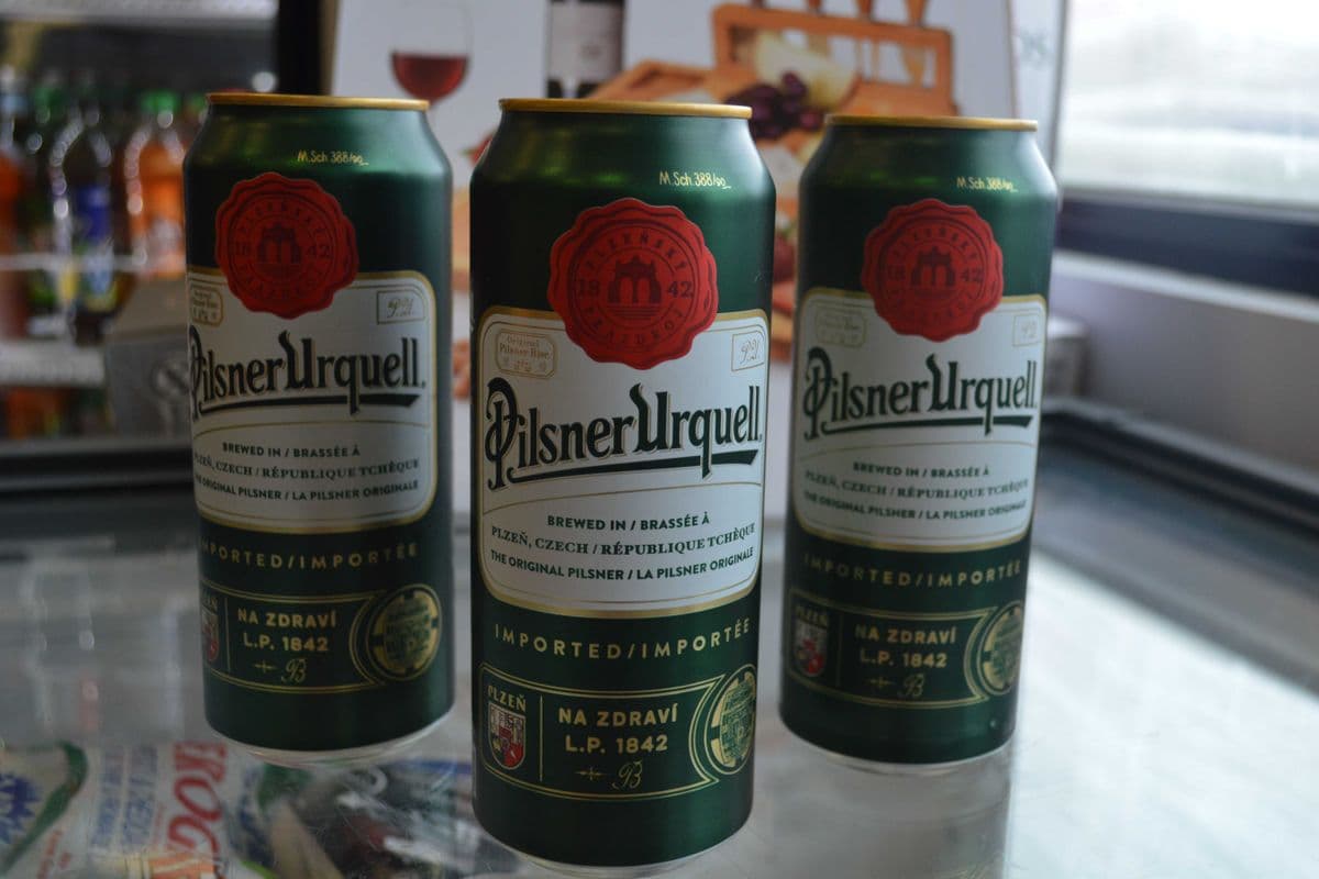 Pilsner Urquell (Czech Republic) Beer (4 pack) (1 x 500)