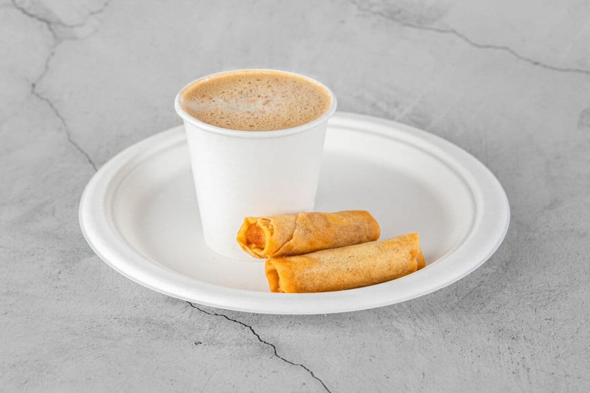 Chai & Veg Spring Roll(2 pc) Combo