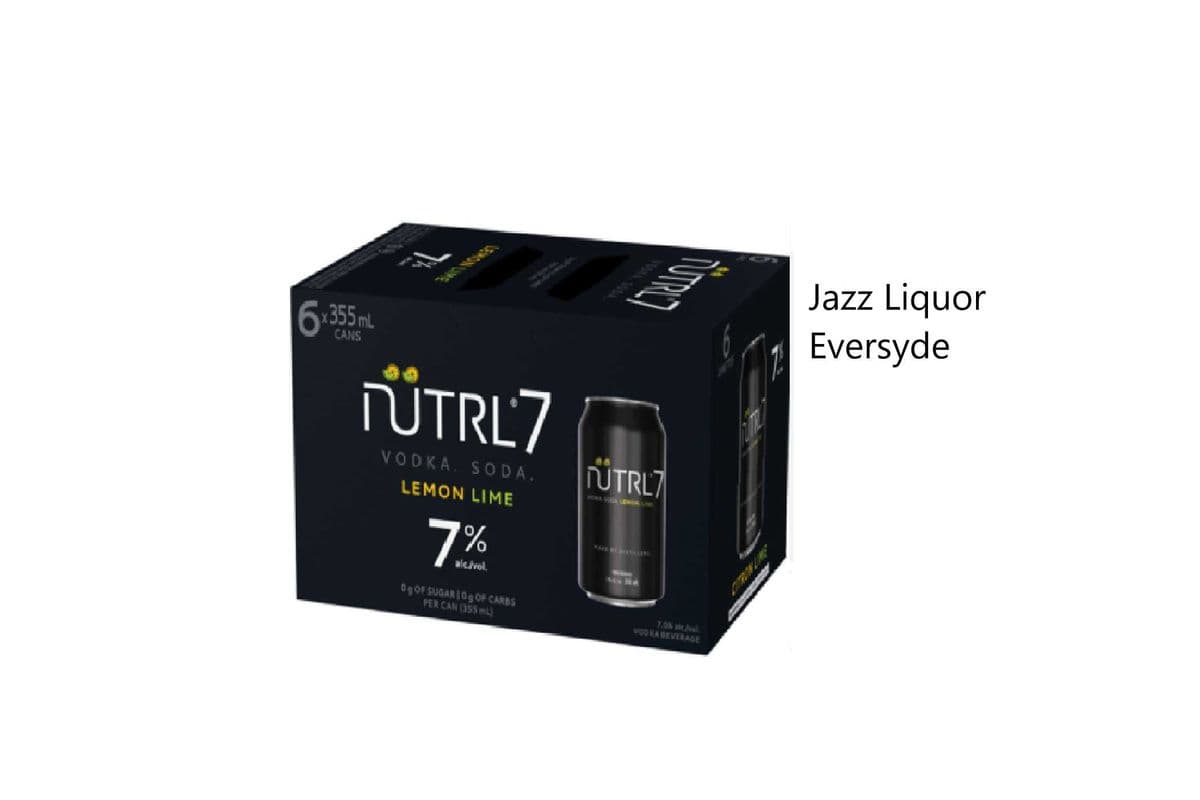 NUTRL 7% LEMON LIME CANS 6pkc (1 x 6X355ML)