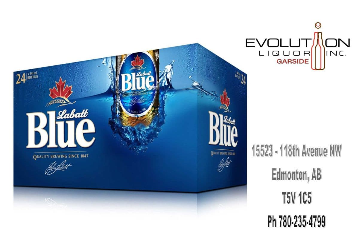 Labatt Blue G341-24 (24 x 341ml Glass Bottle)
