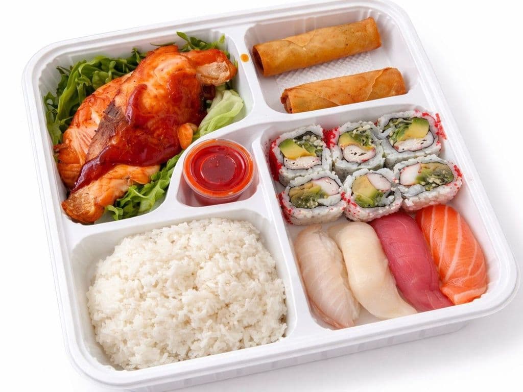 Salmon Teriyaki Bento