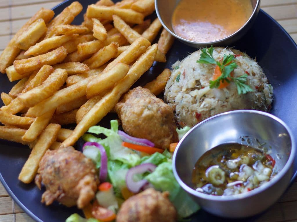 Frite Salade Morue