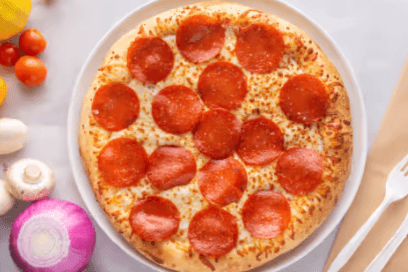 Petite pizza 10" au pepperoni / Small 10" Pepperoni Pizza