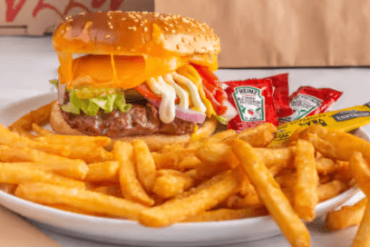 Hamburger au fromage / Cheeseburger