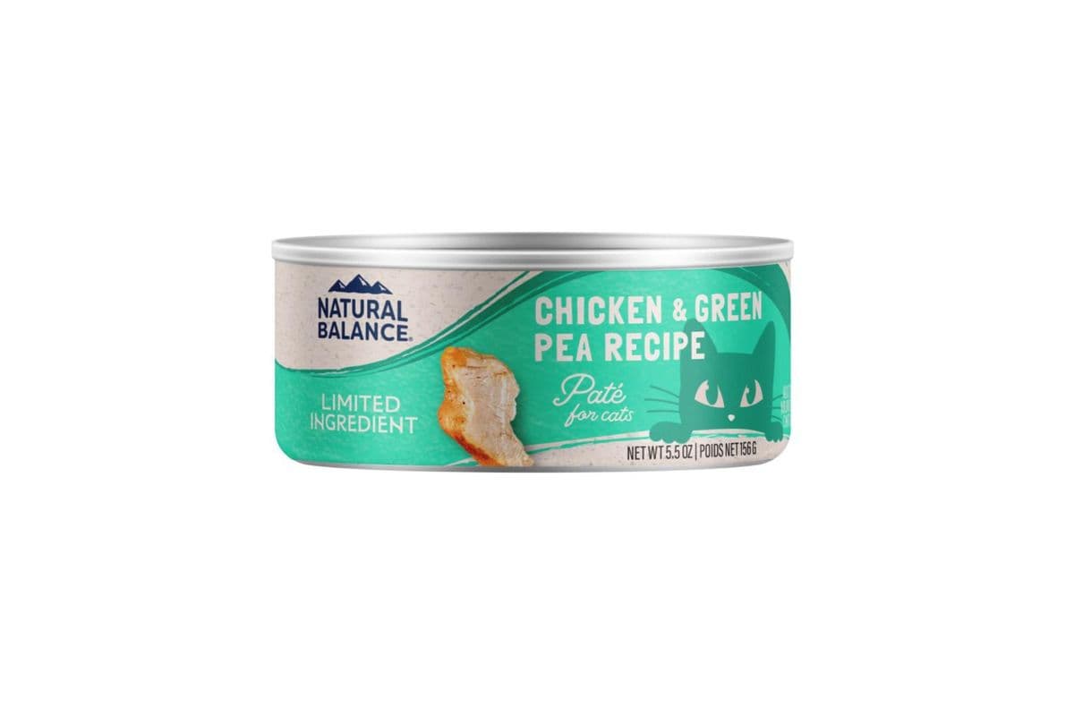 Natural Balance Limited Ingredient Chicken & Green Pea Recipe Wet Cat Food Can (5.5 oz)