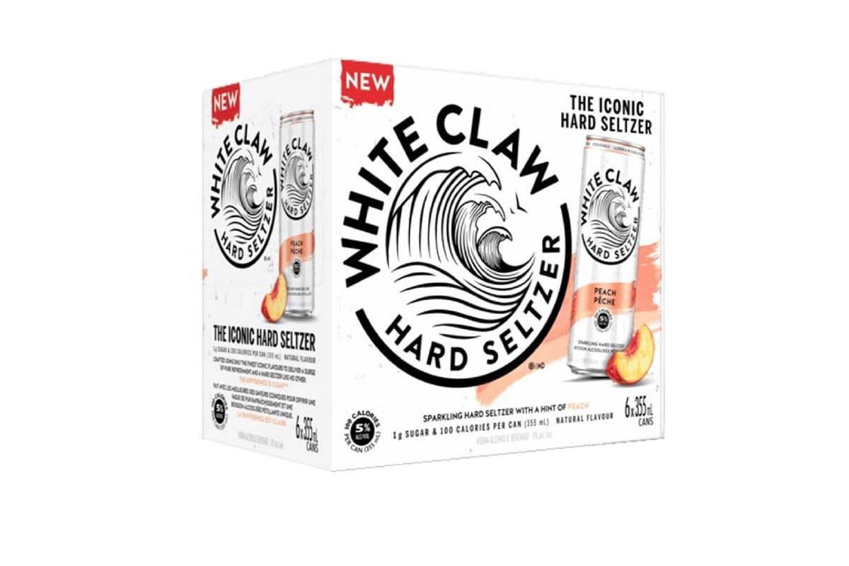 120990. WHITE CLAW PEACH (6 x 355ML (CANS))