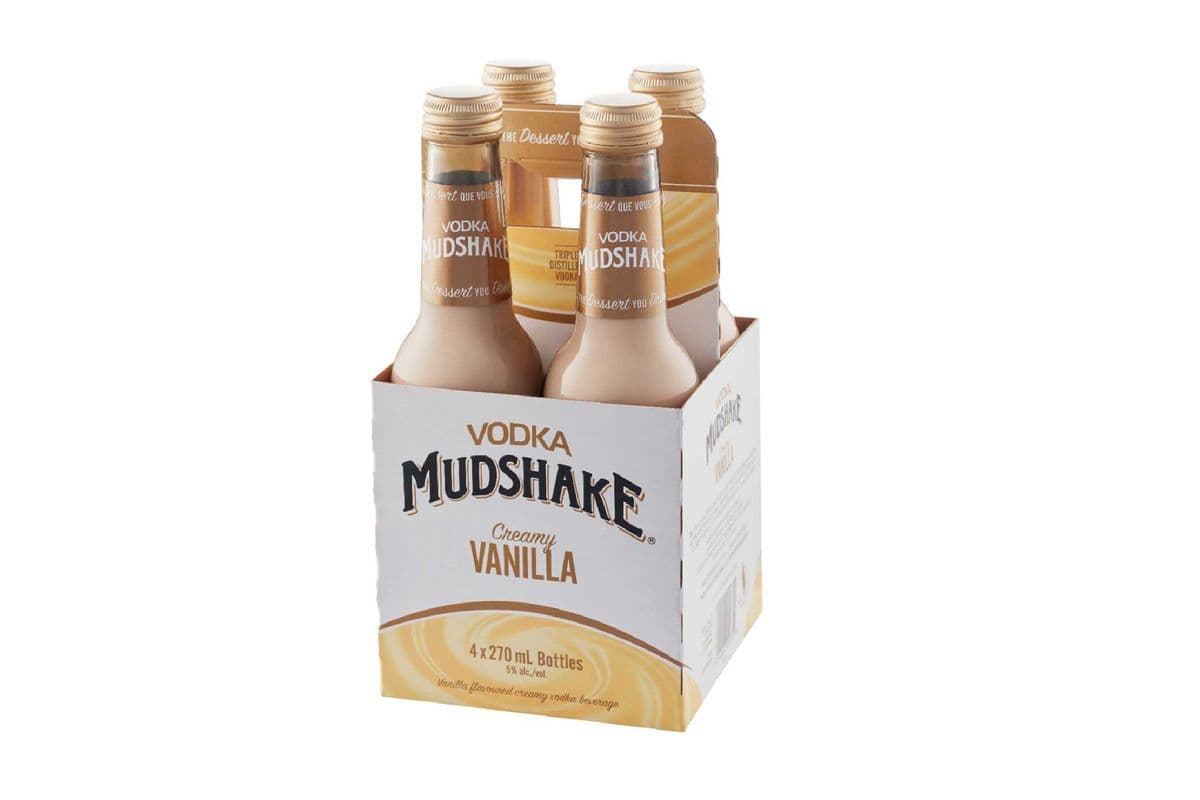 Vodka Mudshake Creamy Vanilla (4 Pack) (4 x 270 ml Bottles)