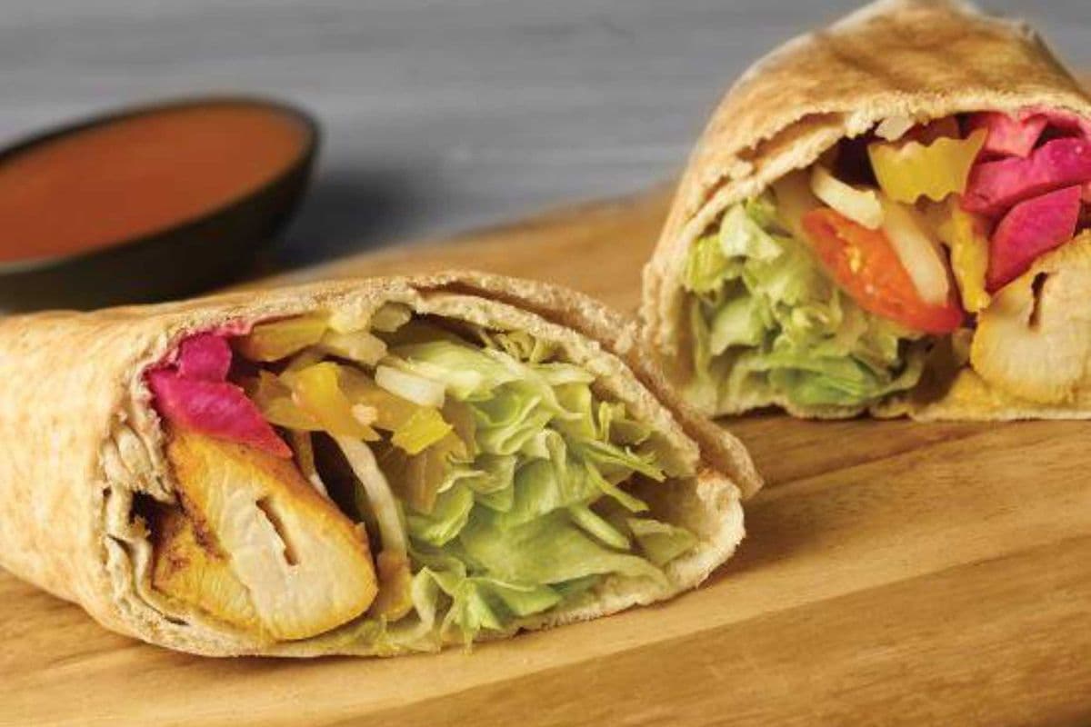 Large Chargrill BBQ Chicken Kebab Wrap