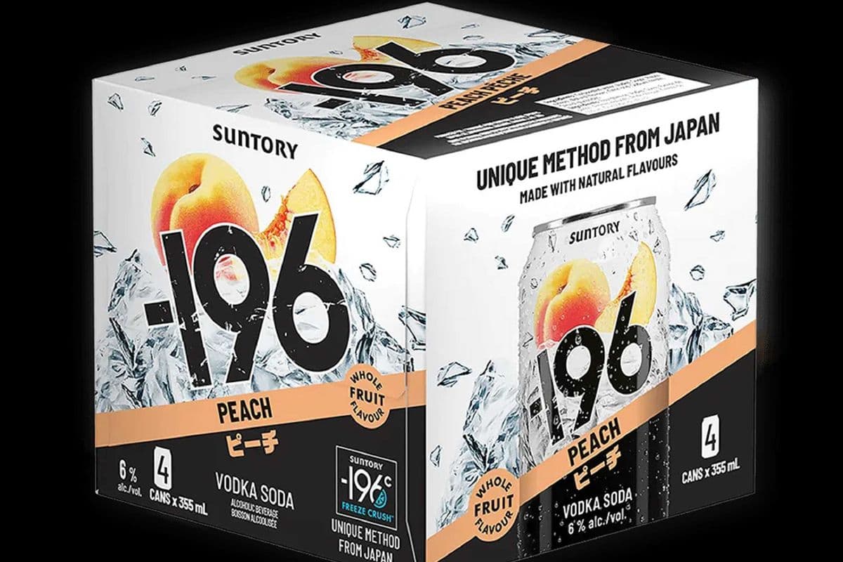 '-196 Peach (4 Pack Cans) (4 x 355ml)