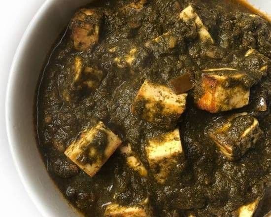 Vegan Sag Tofu / Vegan Saag Tofu