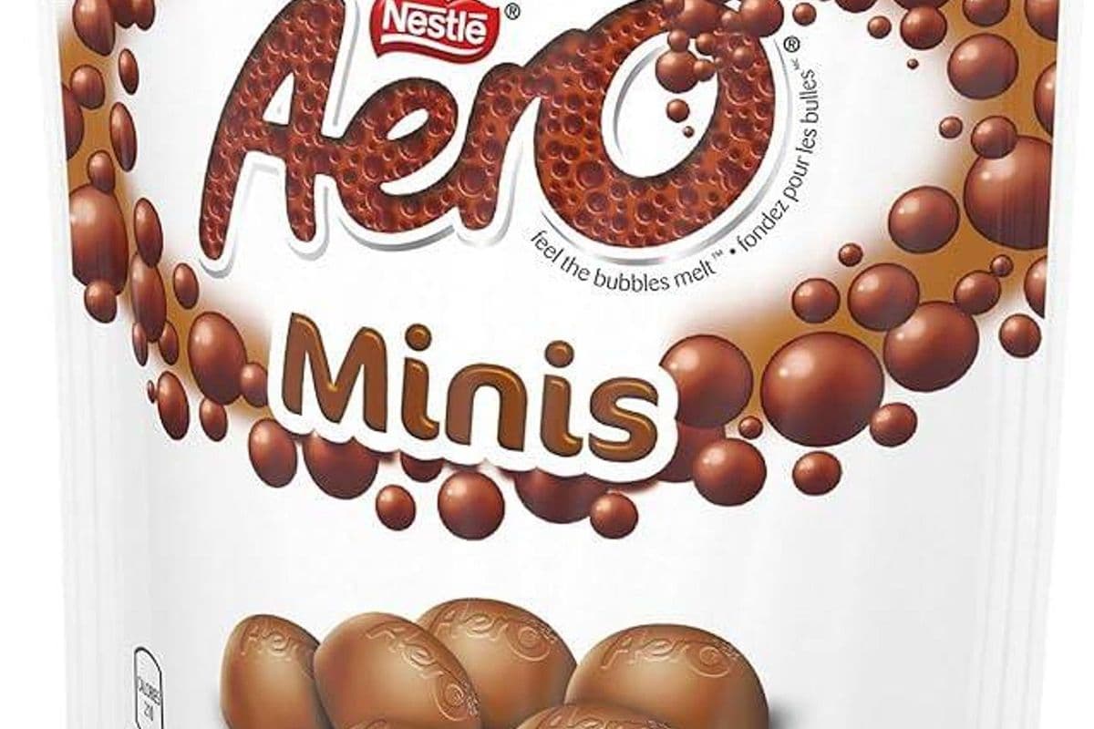 Aero Minis Milk Chocolate Stand Up Pouch (135 g) (135 gm)