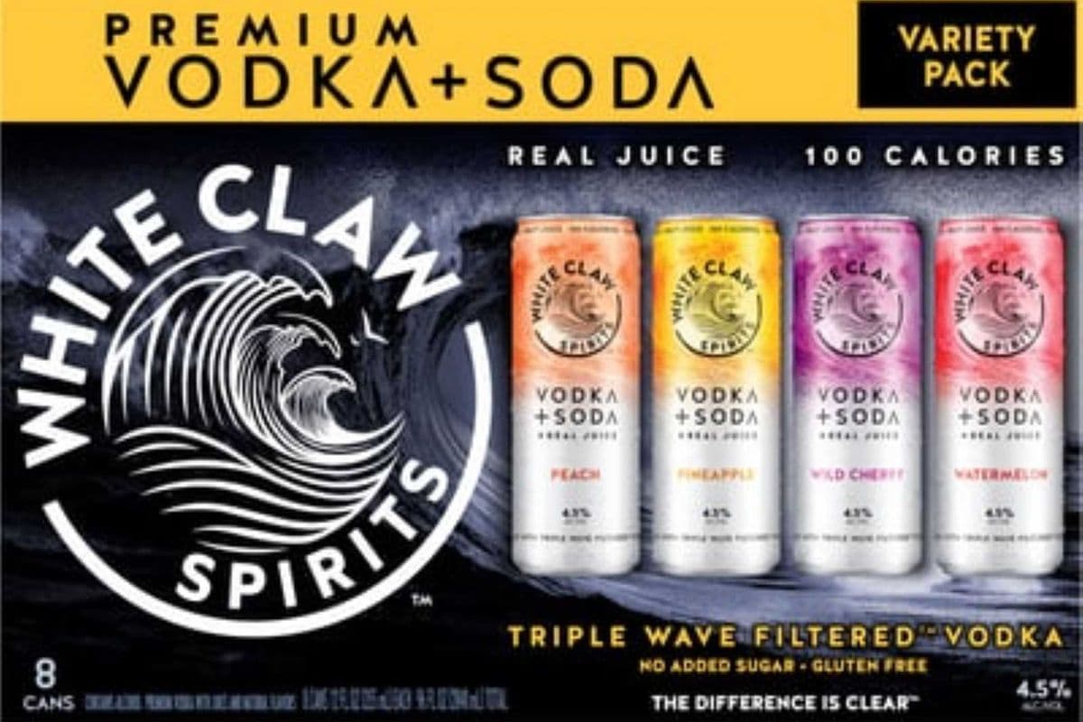 WHITE CLAW VODKA SMASH MIX (8 PACK) (8 x 355ML CAN)