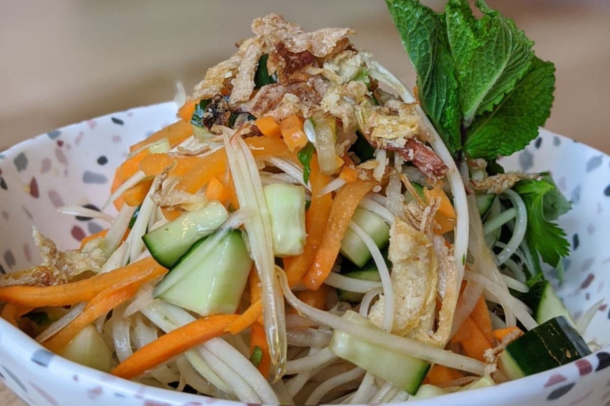 Salade de papaye verte