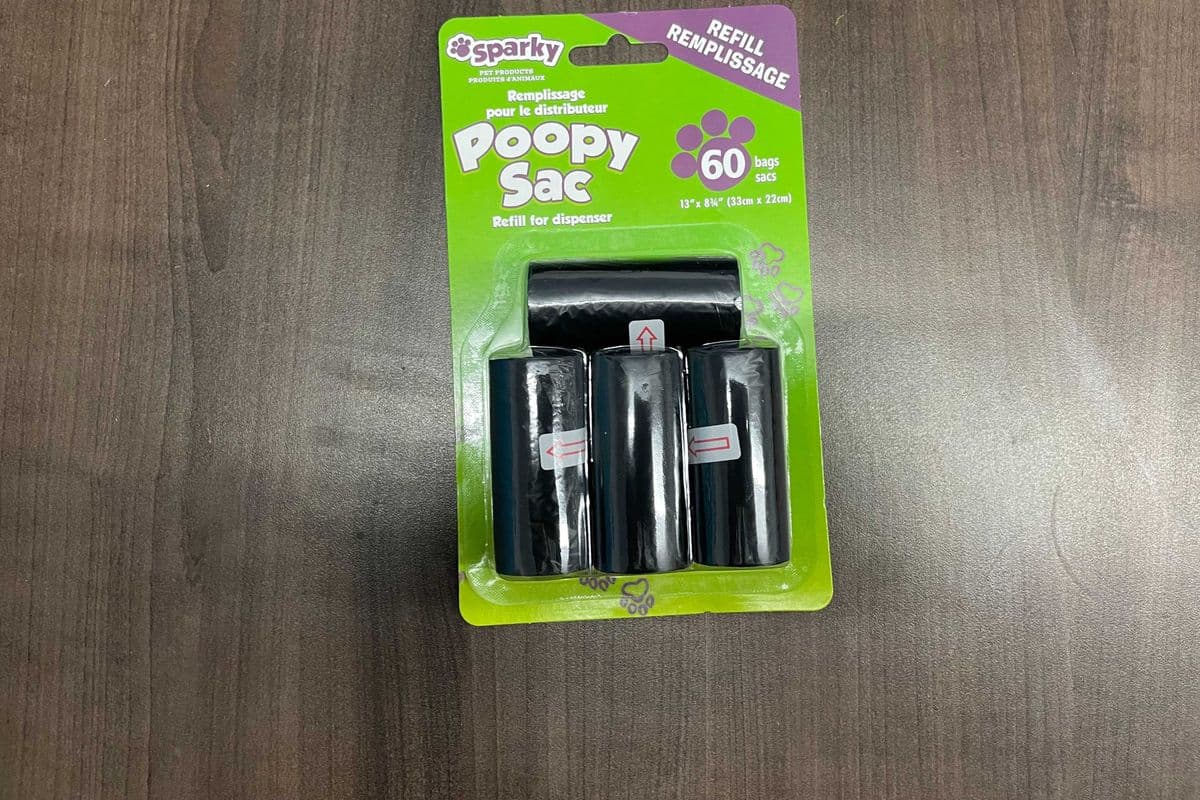 Pet Bag Poopy Sac Refill 60pk (4 Pack)