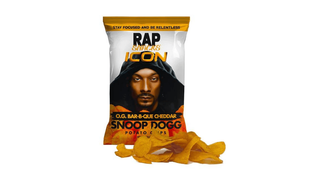 Rap Snacks - Snoop Dogg - O.G. Bar-B-Que Cheddar Flavored Potato Chips 71g