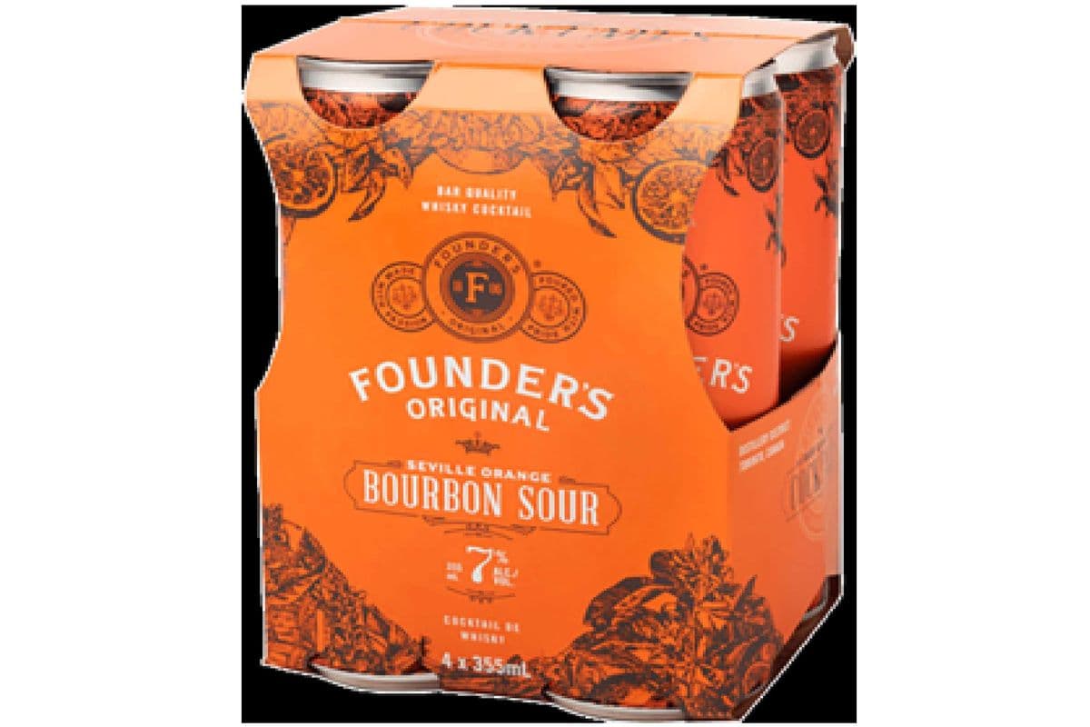 Founders Original Bourbon Sour (4 x 355 ml Cans)