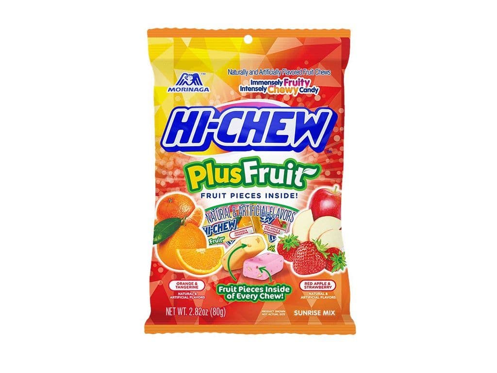 HiChew Plus Fruits Sunrise Mix Candy (Orange Tangerine, Red Apple)