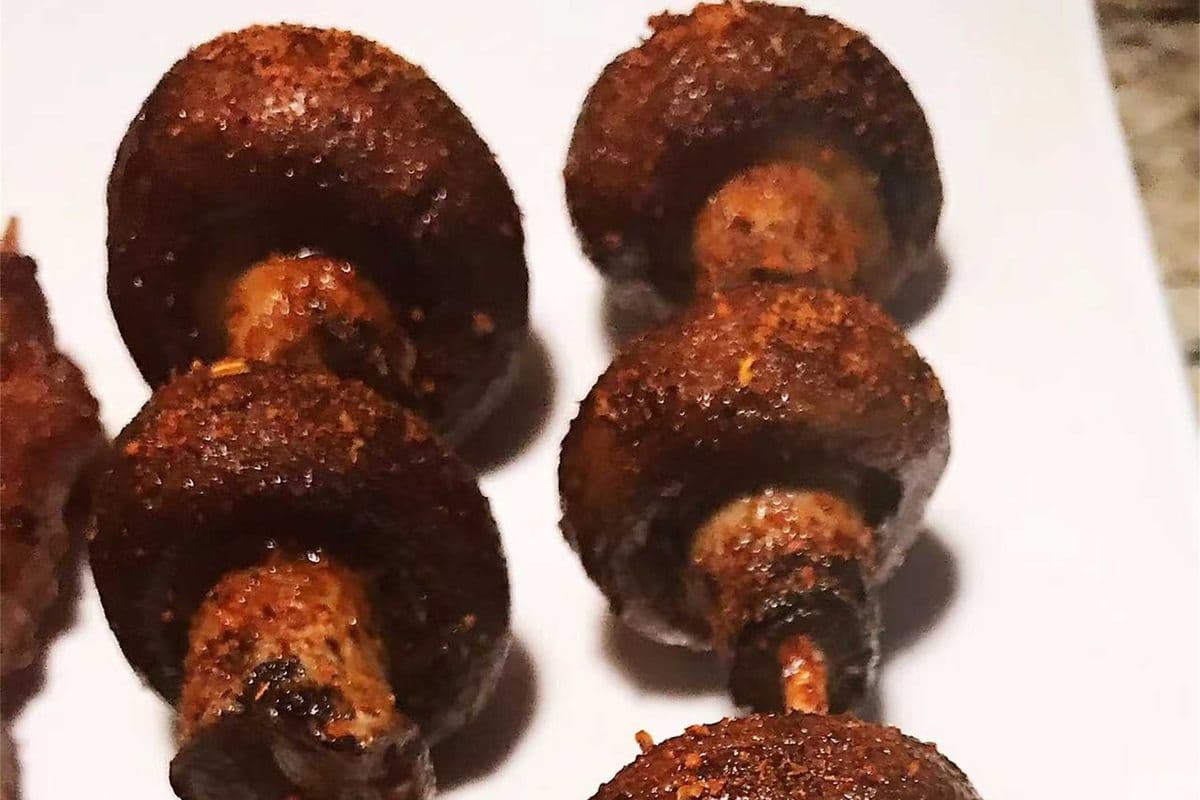 15. Grilled Mushrooms 烤蘑菇