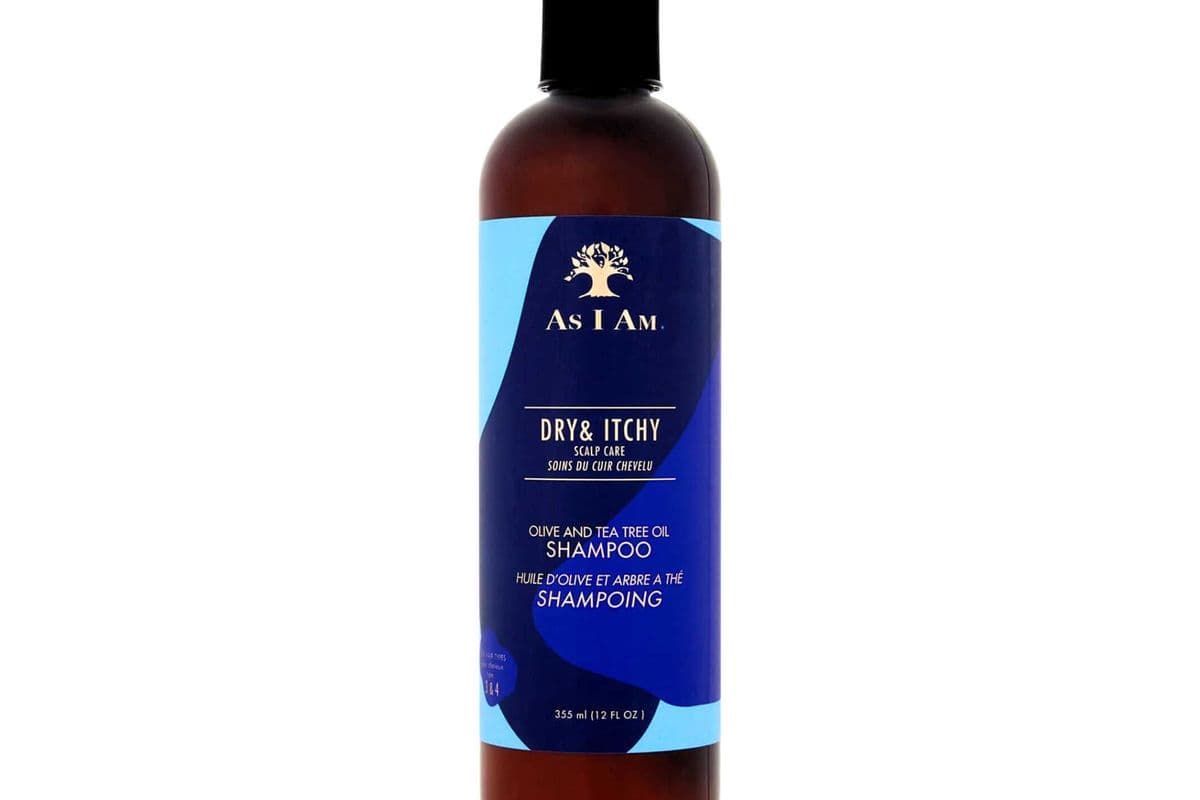 As I Am Dry and Itchy Scalp Care Olive and Tea Tree Oil Shampoo (12oz)