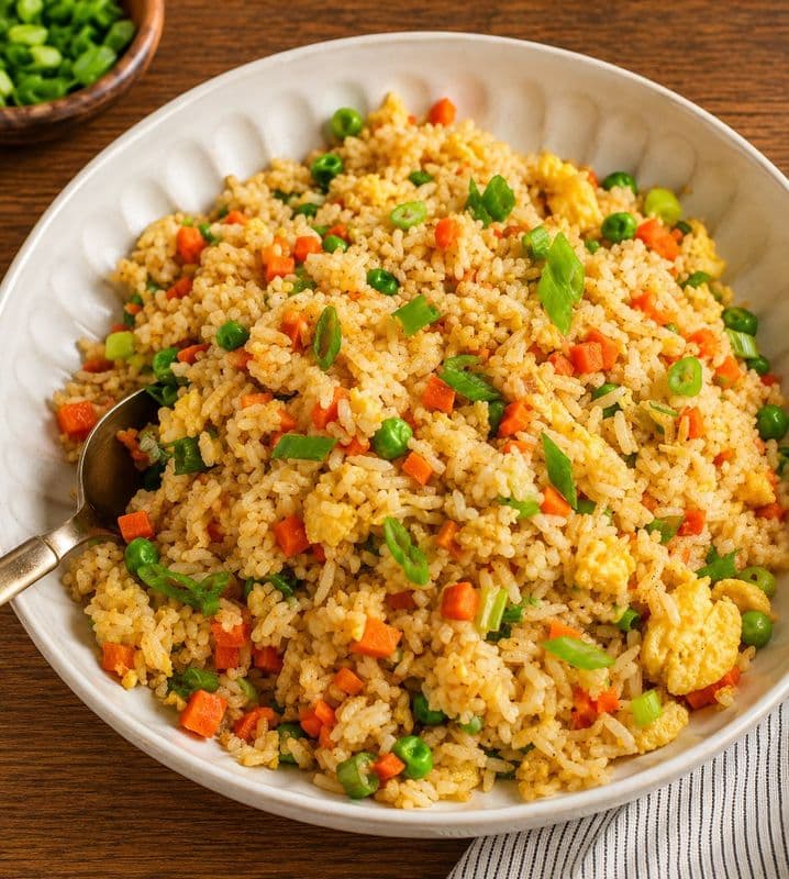 Riz frit aux œufs / Egg fried rice