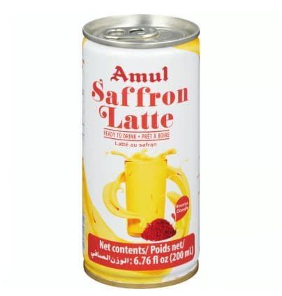 Amul Kesariya Doodh Saffron Latte Can (200 ml)