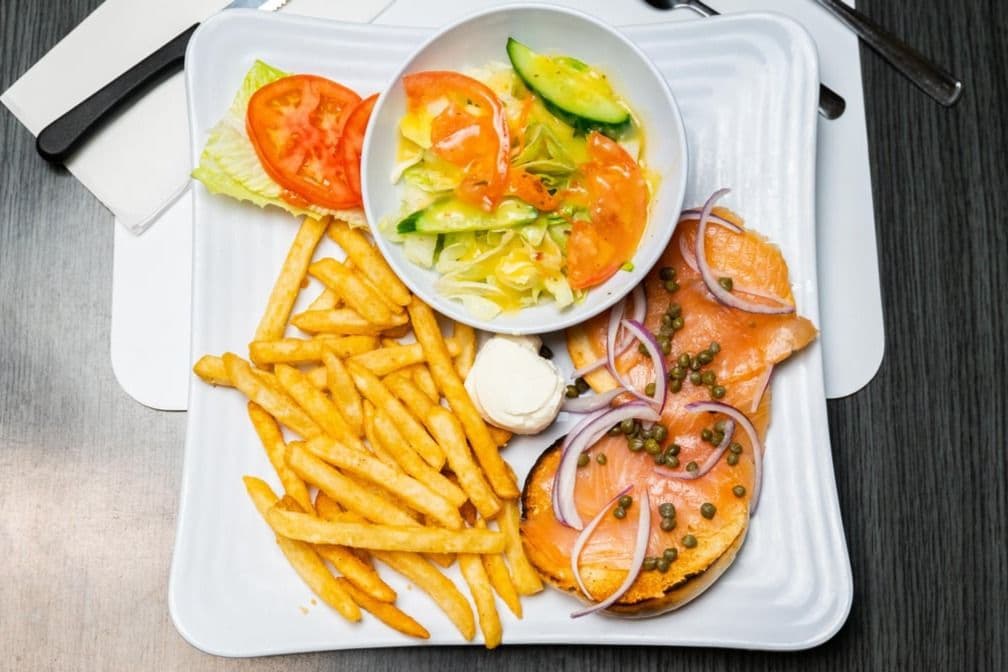 Bagel Lox Sandwich