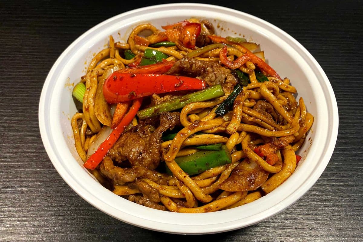 F3. Cumin Lamb or Cumin Beef Chow Mein