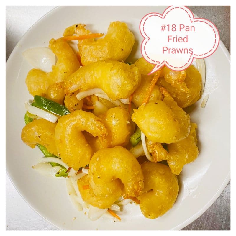 18. Pan-Fried Prawns