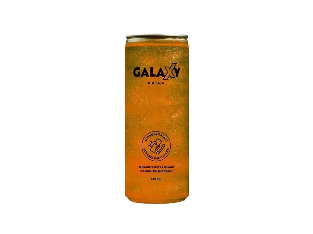 Galaxy Drink Dragon on the beach (Orange)
