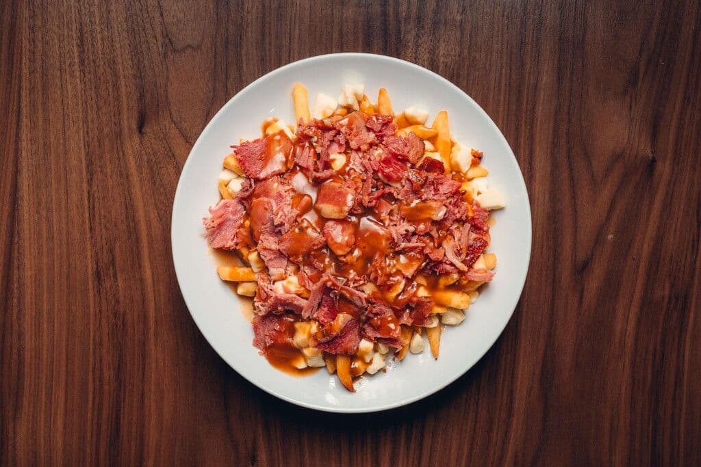 Petite poutine viande fumeé