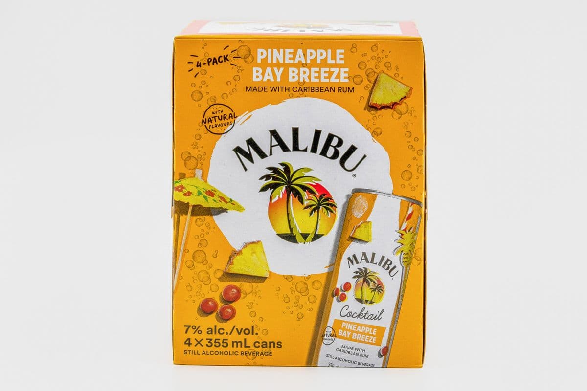 MALIBU PINEAPPLE BAY BREEZE 4PK (1 x 4*355ML)
