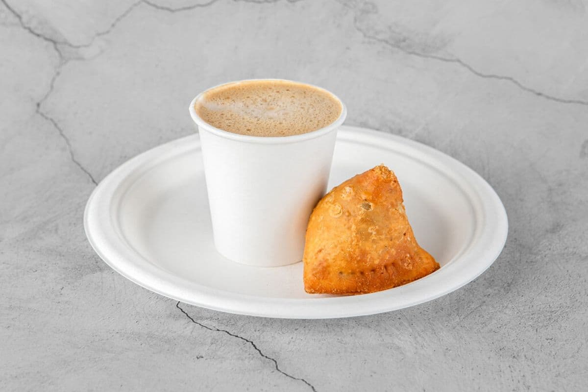 Chai & Chicken Samosa (1 pc) Combo