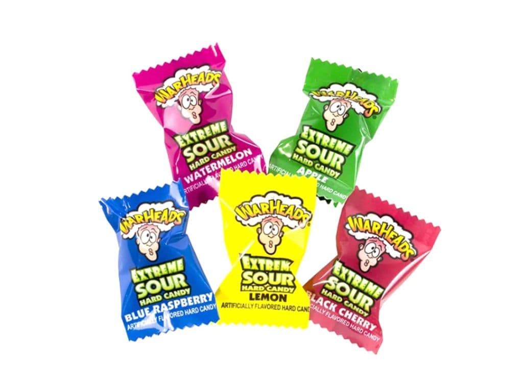 Warheads Extreme Sour Hard Candy 4g Candies (One Random Flavour)