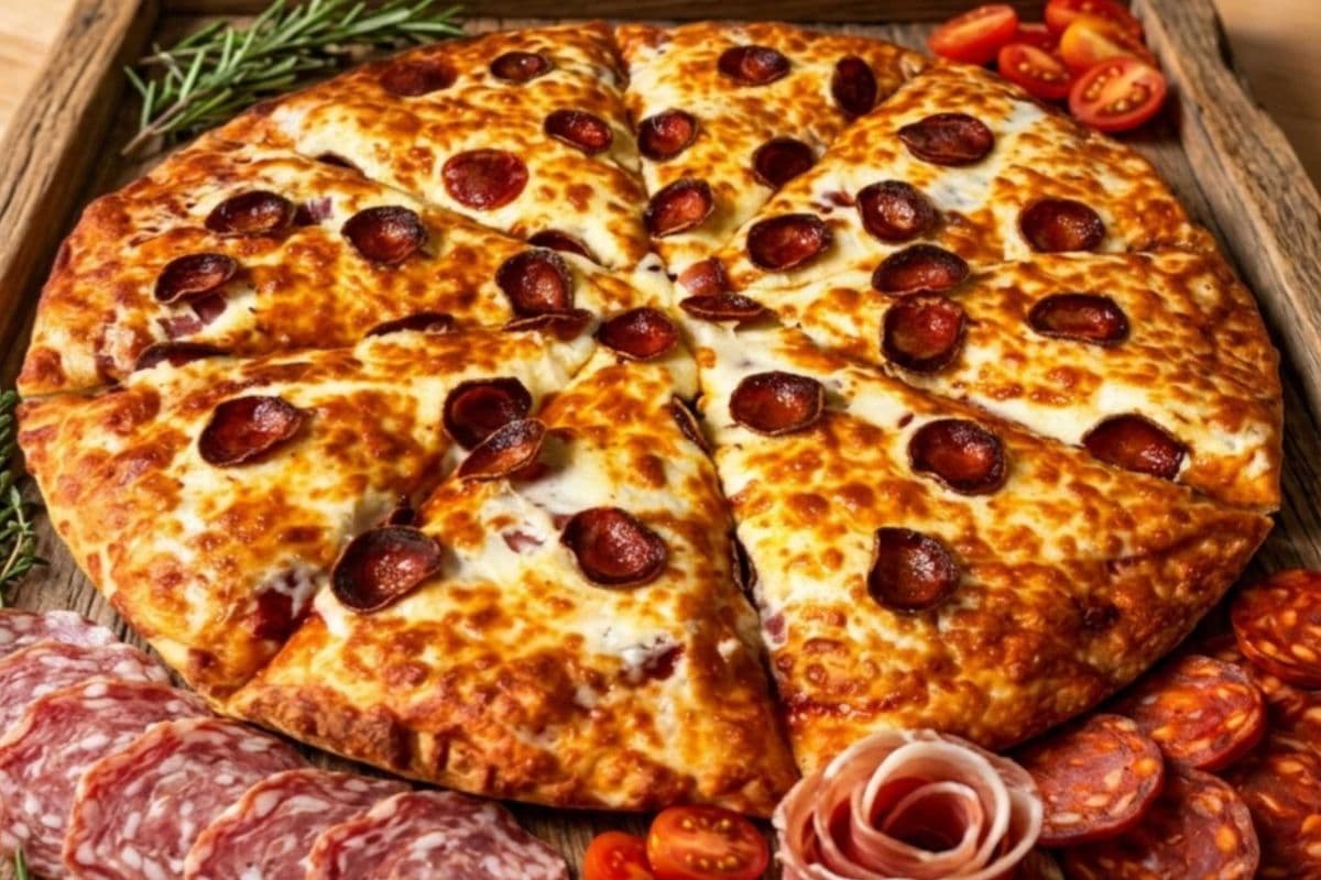 The Pepperoni Crown Pizza