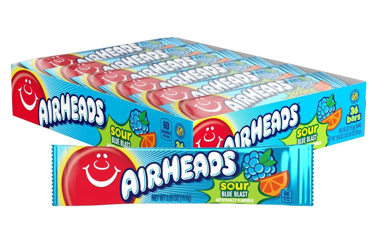 Air Heads Sour Blue Blast Candy (blue colour) (15 g )