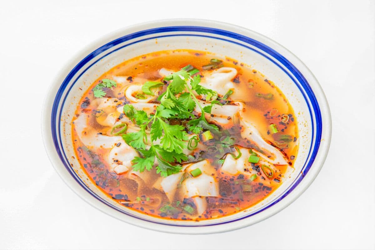 (红油云吞) Chicken Wonton Soup