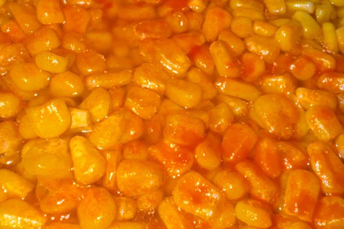 Corn with cheese