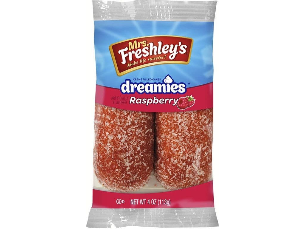 Mrs Freshleys Dreamies Raspberry Soft Cream Filled Cake