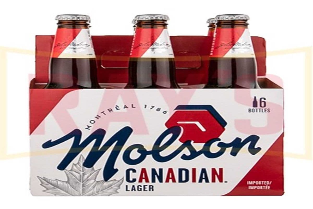 MOLSON CANADIAN BOTTLES BEER (6 BOTTLES) (6 x 341 ML)