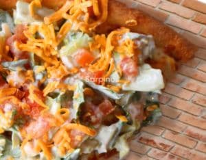 SUPER BEEF TACO PIZZA