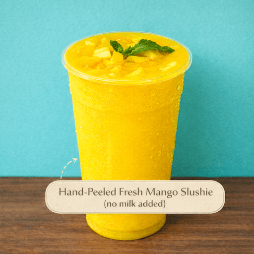 Real Fresh Mango Slush / 리얼 망고 슬러시 / 真正的新鲜芒果雪泥