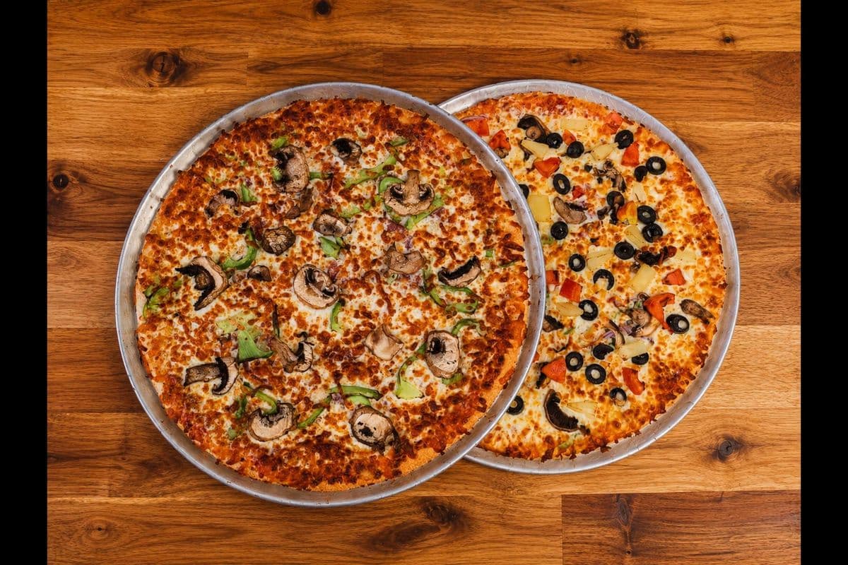 Two 18" Double XL Pizzas