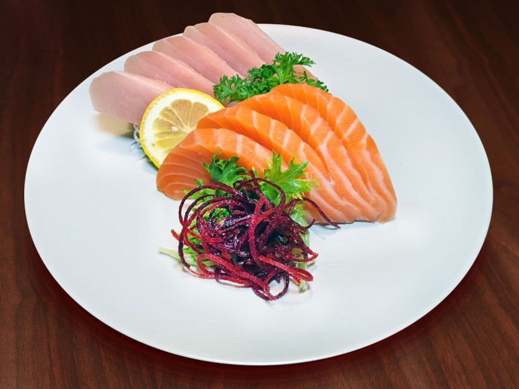 Tuna and Salmon Sashimi