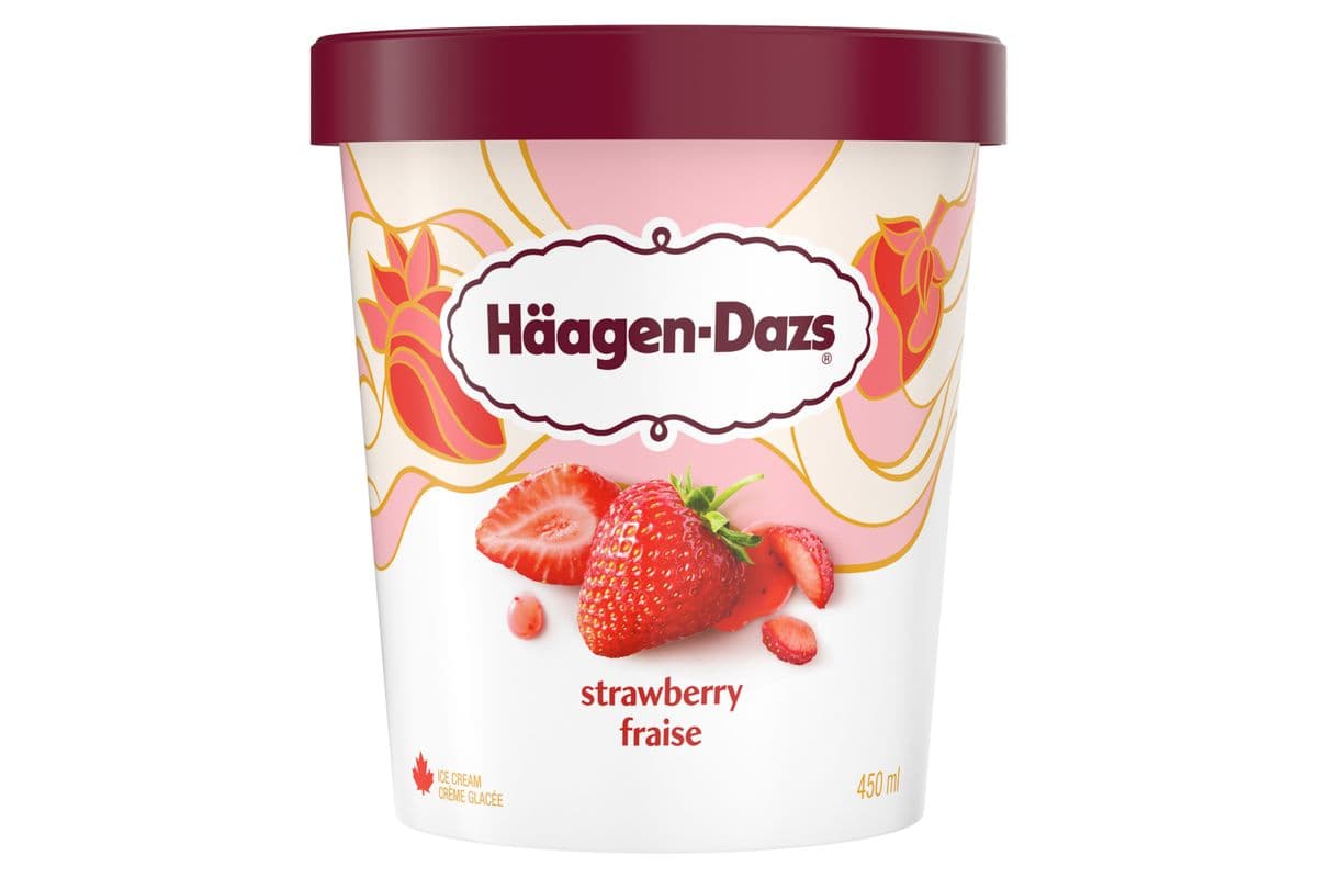 Haagen Dazs Fraise (450ml) 77652 / Haagen Dazs Strawberry (450ml) 77652