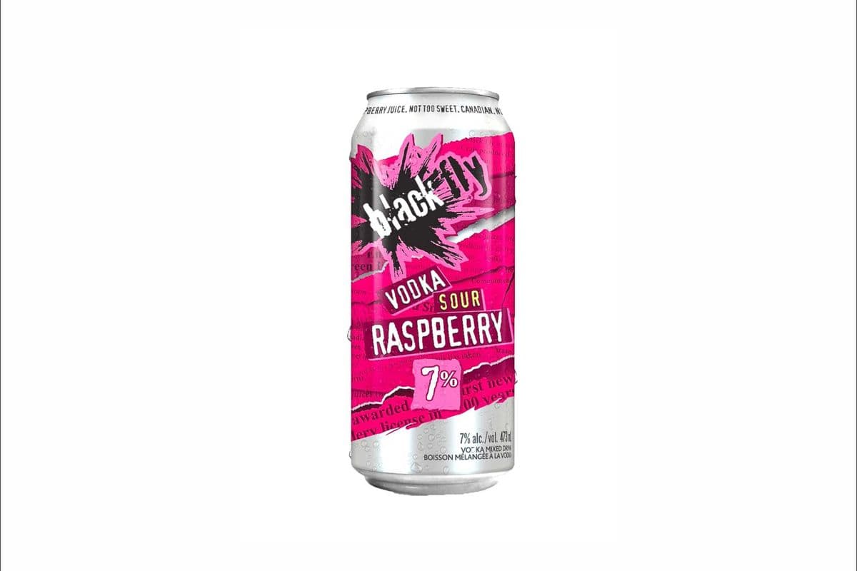 Black Fly Vodka Sour Raspberry 473ml (1 x 473ml)